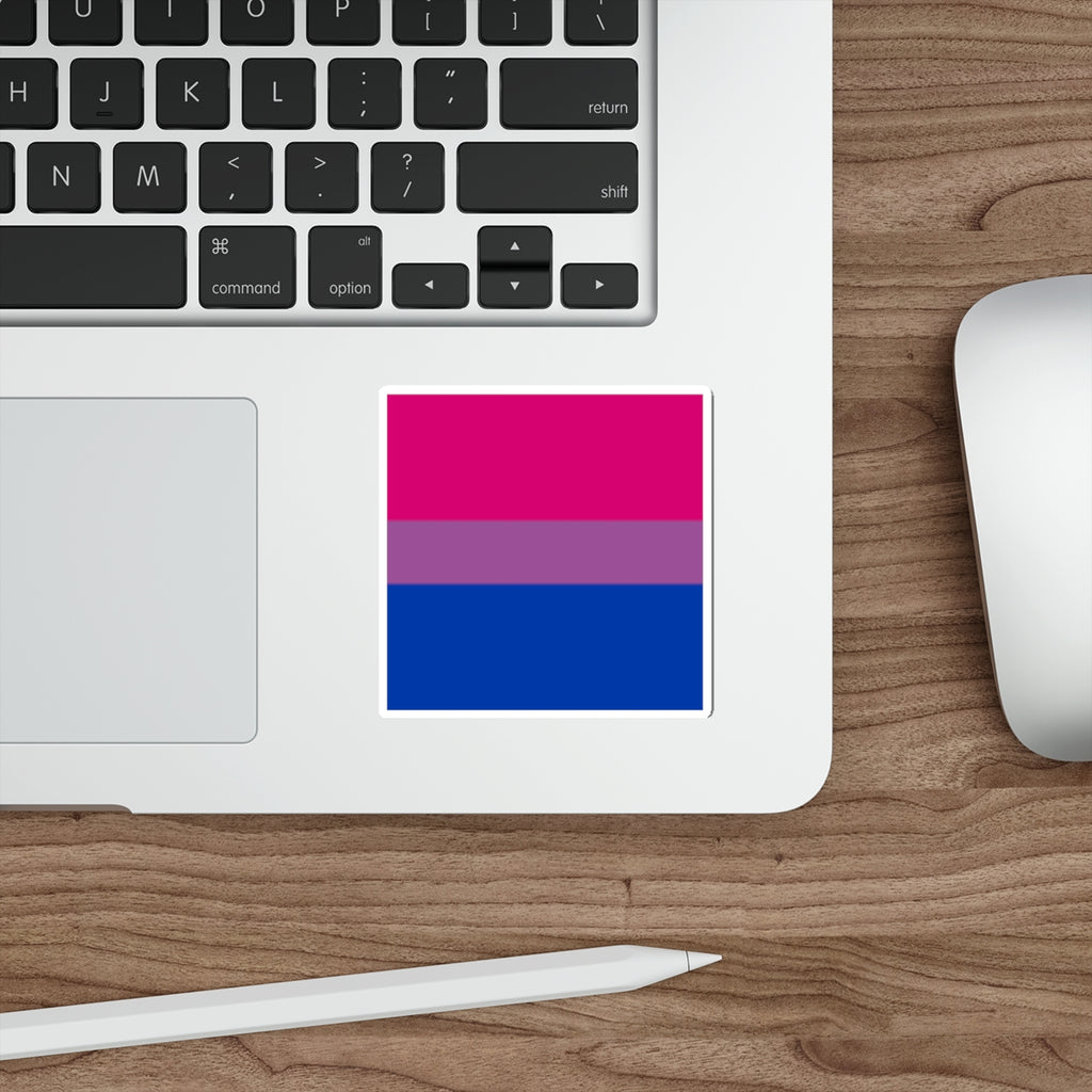 Die-Cut Stickers - Bisexual Pride Flag - EqualiTees.Me
