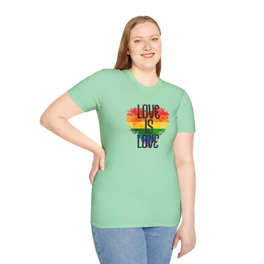 Pride Love Is Love Unisex Softstyle T-Shirt