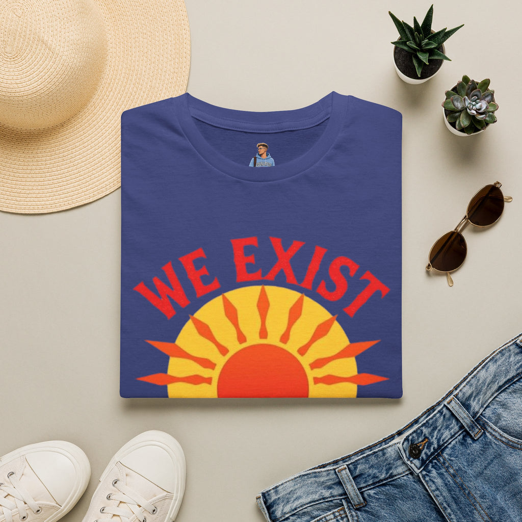 Unisex Softstyle T-Shirt, We Exist We Resist We Rise
