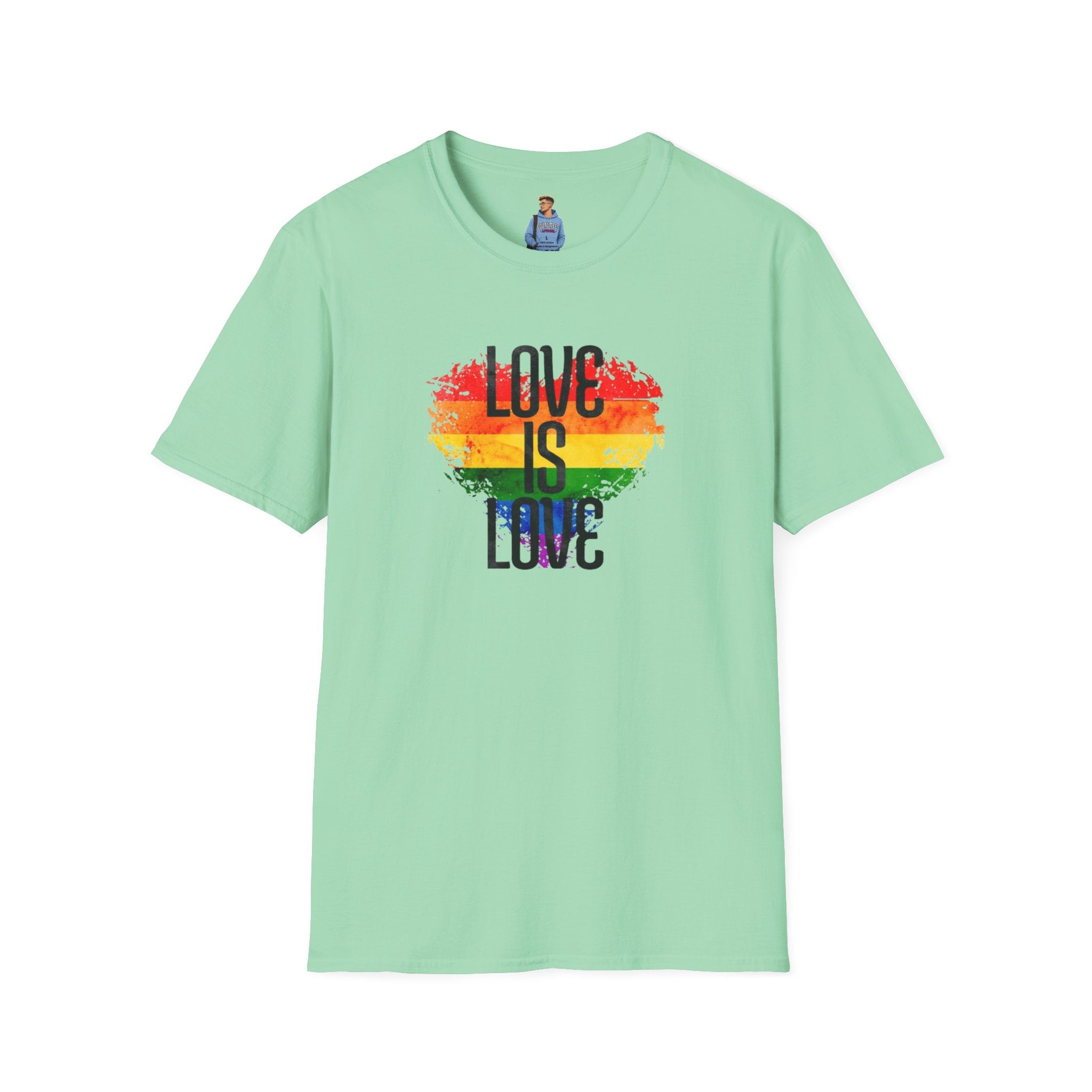 Pride Love Is Love Unisex Softstyle T-Shirt
