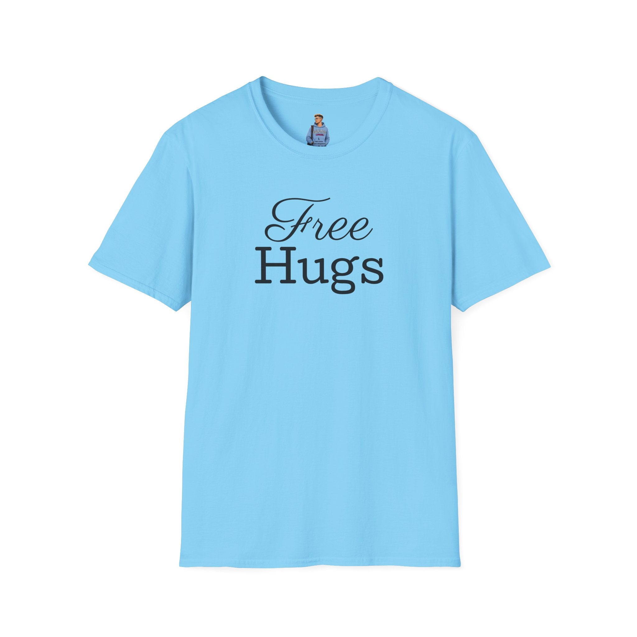 Camiseta unisex de estilo suave con mensaje de apoyo emocional