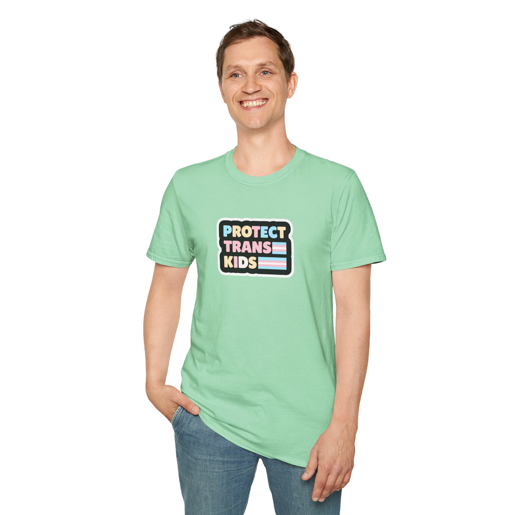 Camiseta unisex de estilo suave "Protect Trans Kids" - Empowerment &amp; Pride Apparel