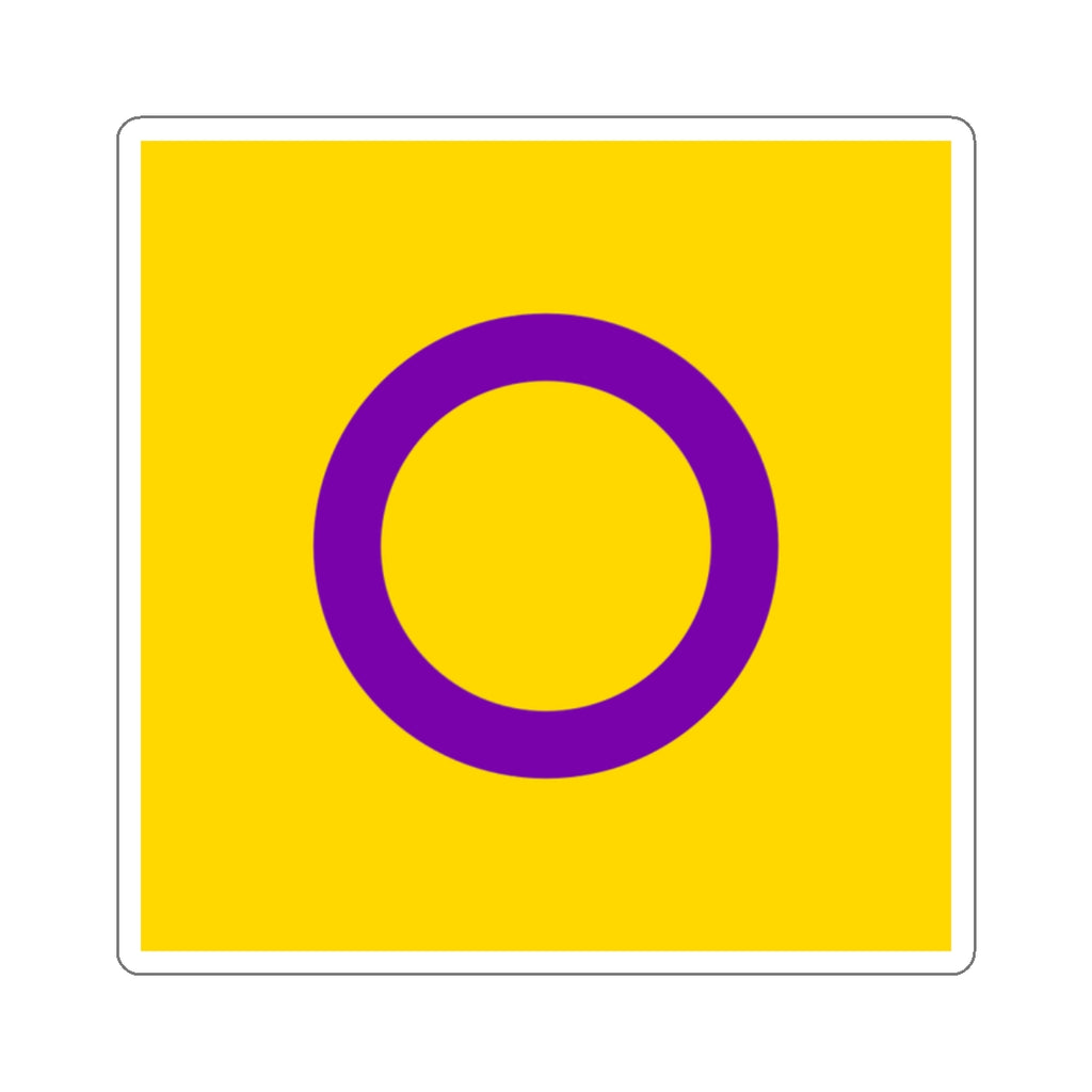 Intersex Pride Flag Die-Cut Sticker - EqualiTees.Me