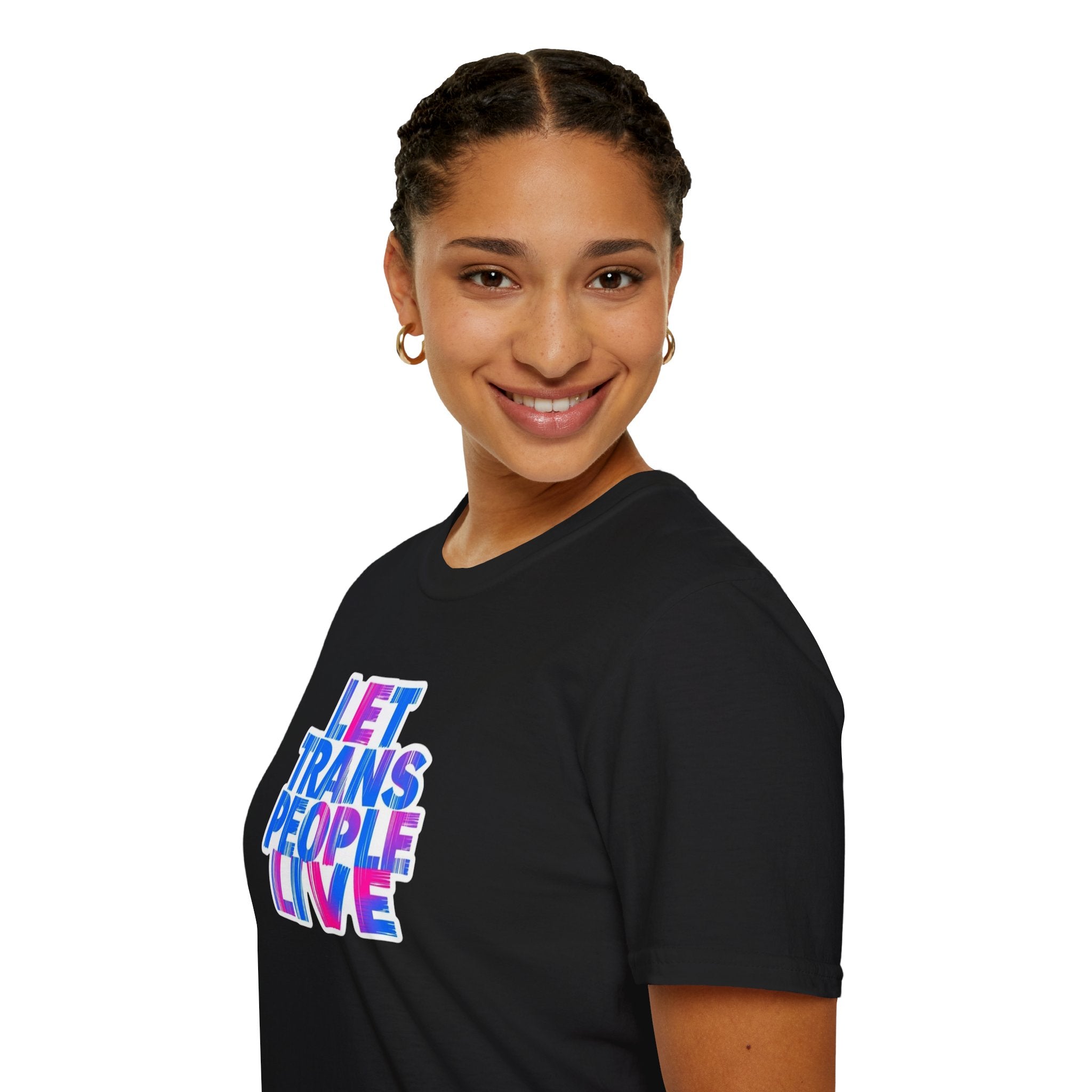 Let Trans People Live Unisex Softstyle T-Shirt