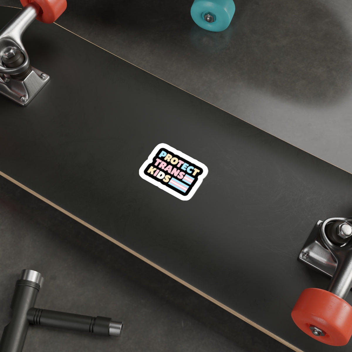 Die-Cut Stickers - Protect Trans Kids Sticker - EqualiTees.Me