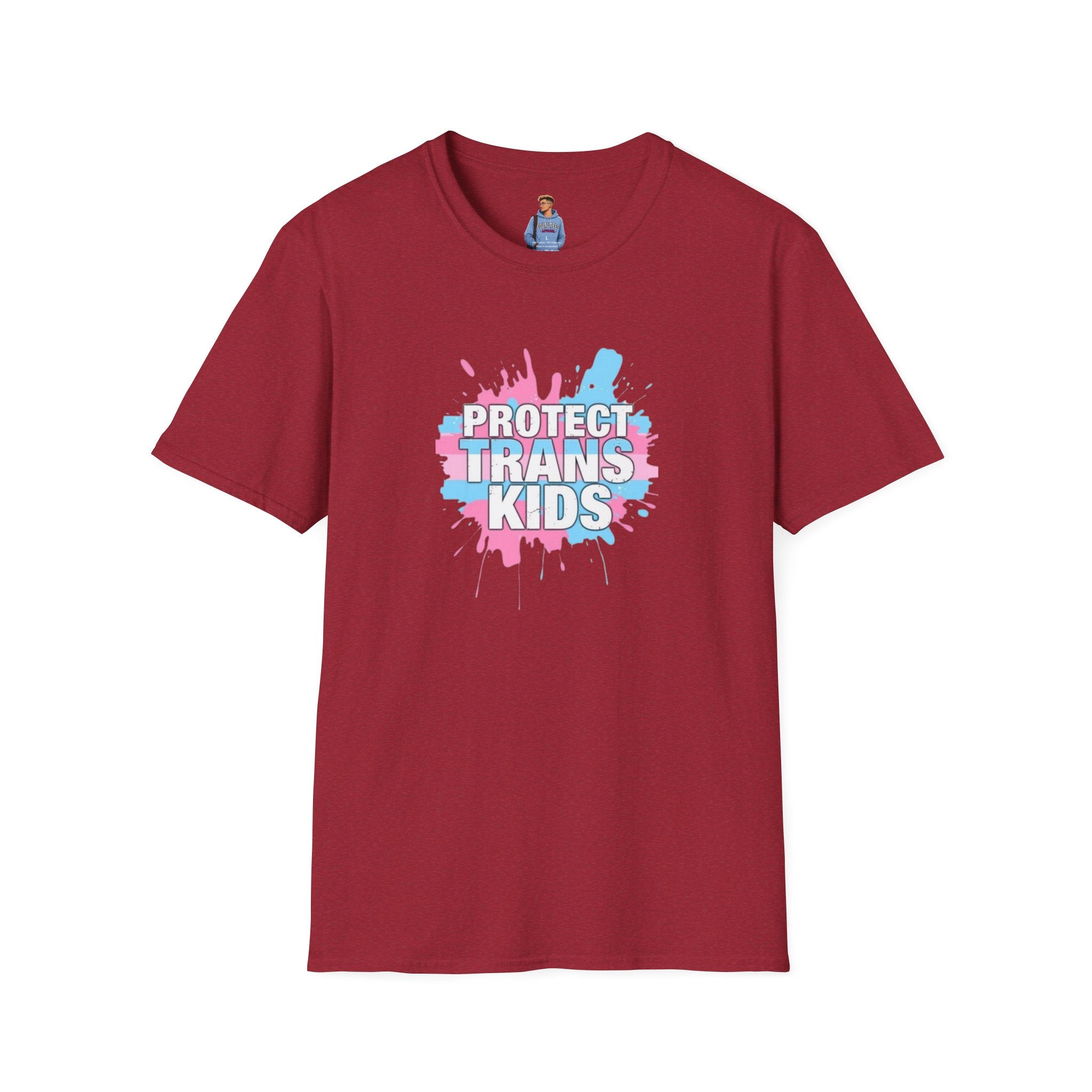 Camiseta unisex infantil "Protect Trans" - Ropa de apoyo LGBTQ+