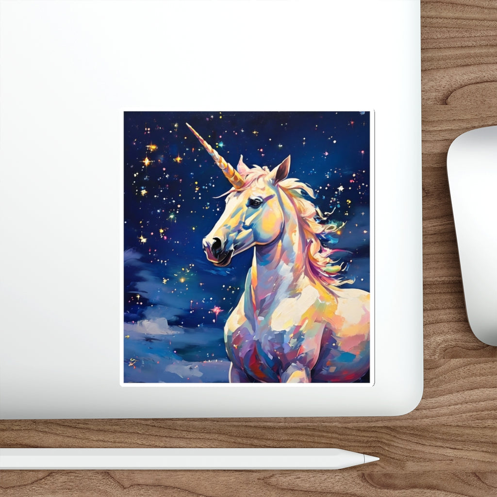 Die-Cut Stickers - Majestic Unicorn - EqualiTees.Me
