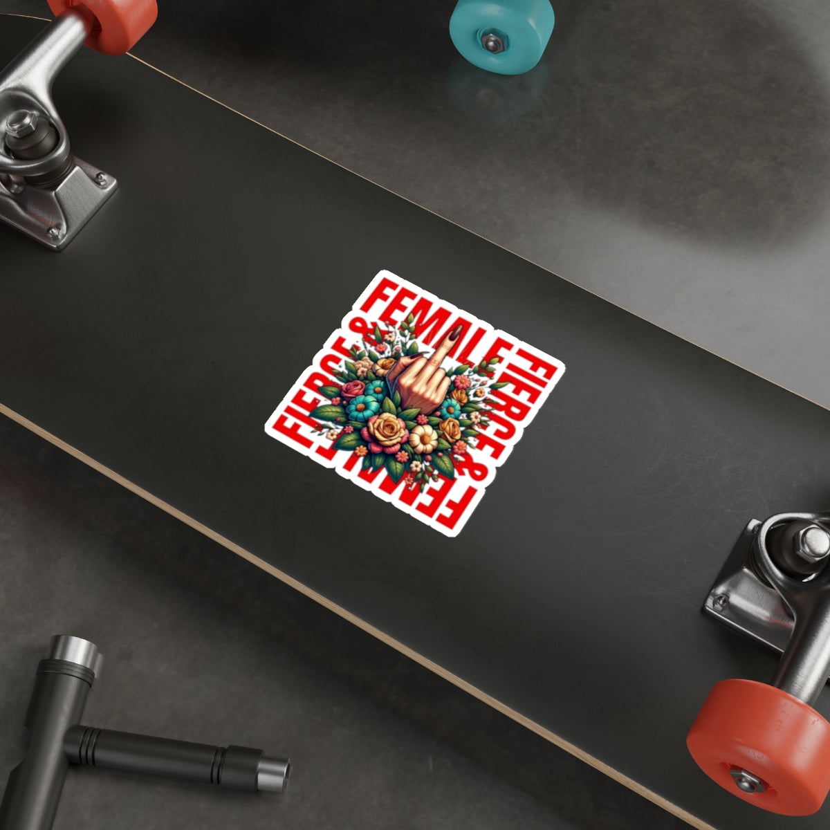 Die-Cut Stickers - Fierce Female - EqualiTees.Me