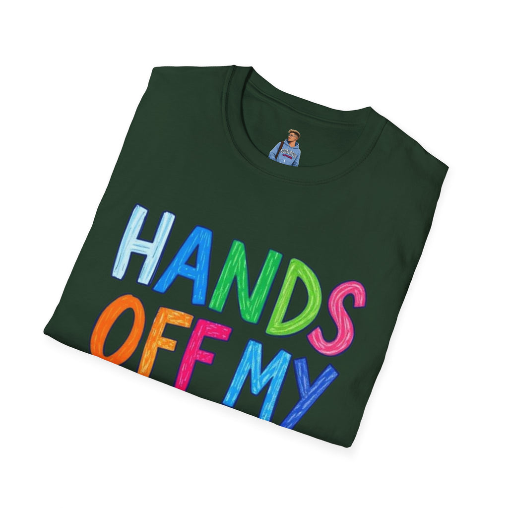 HANDS OFF MY FUTURE Political Statement T-Shirt