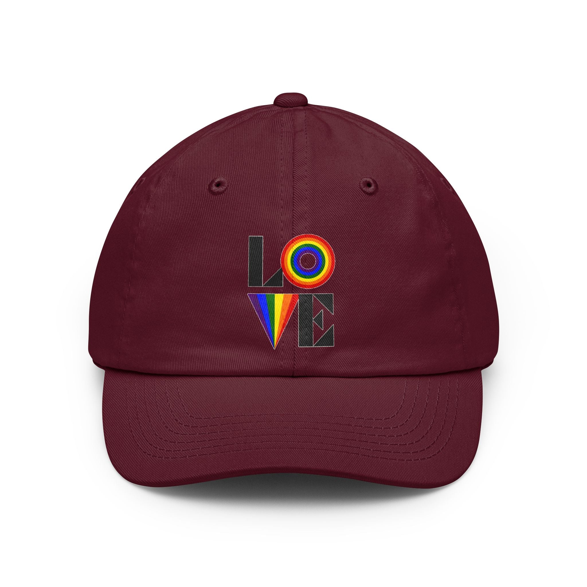 Pride Rainbow LOVE Hat – Classic Baseball Cap