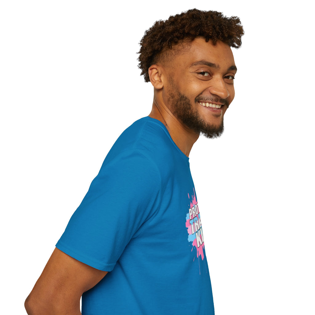 Camiseta unisex infantil "Protect Trans" - Ropa de apoyo LGBTQ+