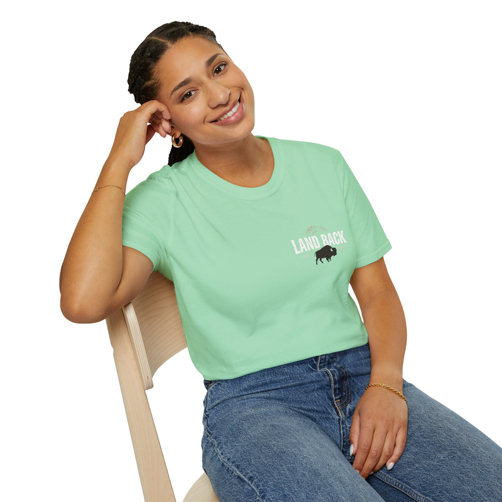 'Land Back' Unisex Softstyle T-shirt