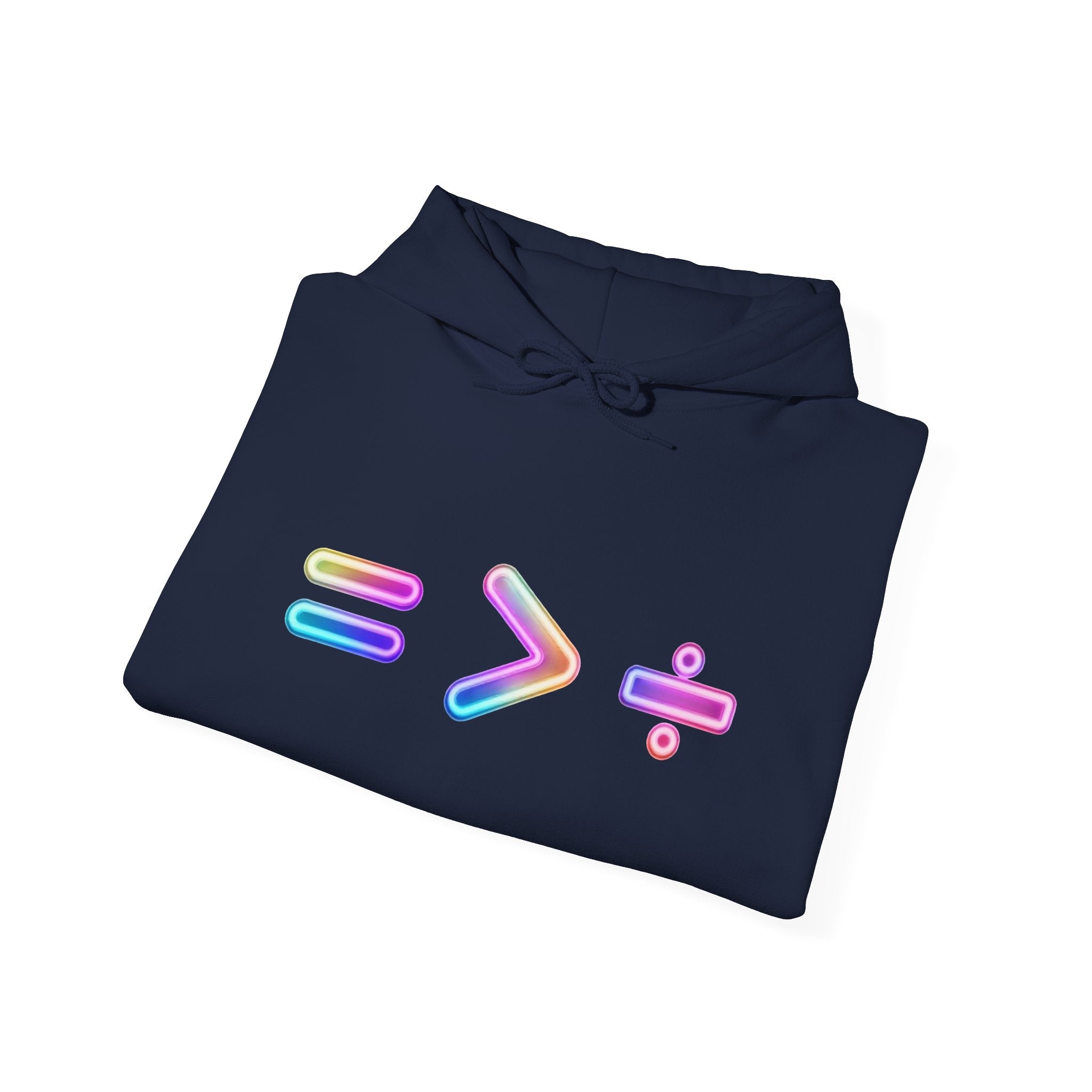Equality is Greater than Division Neon Style Pullover Hoodie