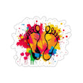 Die-Cut Stickers - Rainbow Feet - EqualiTees.Me