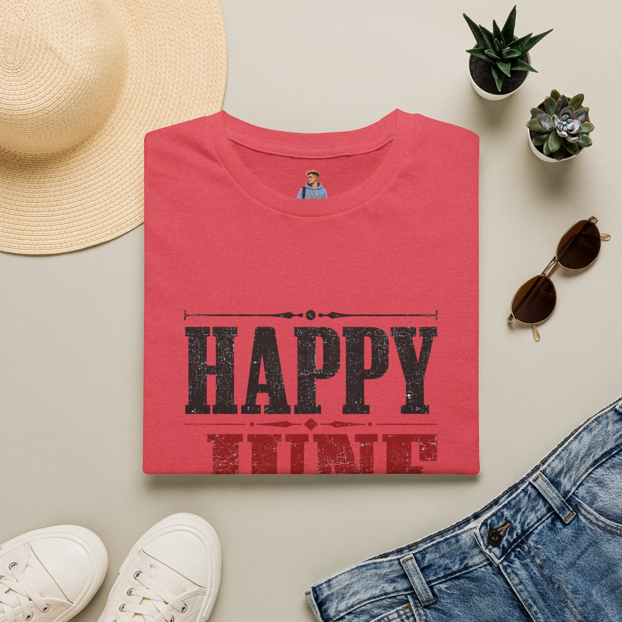 Juneteenth T-Shirt — "Happy Juneteenth" Celebration Tee