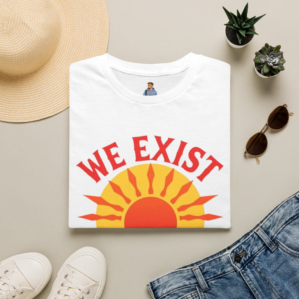 Unisex Softstyle T-Shirt, We Exist We Resist We Rise