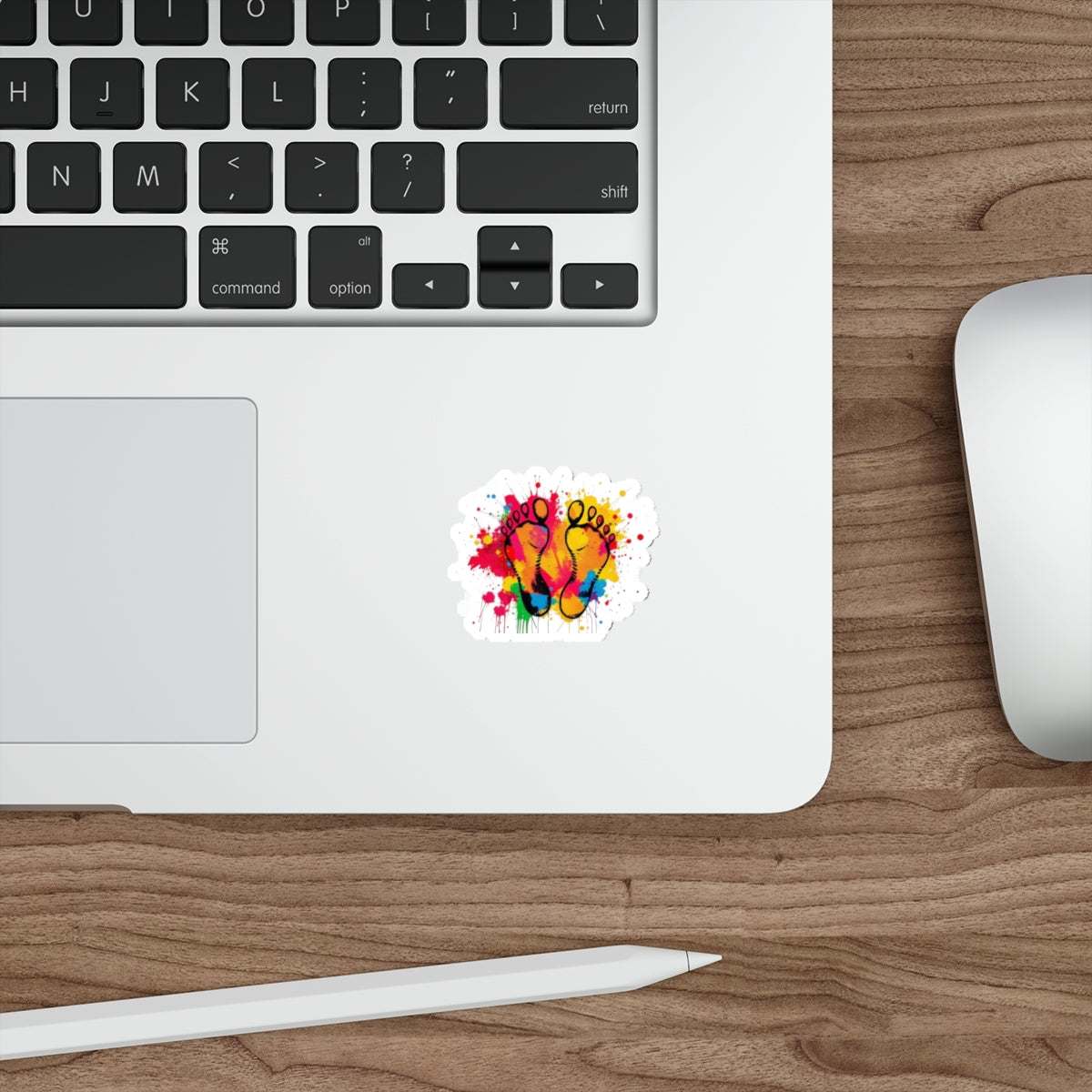 Die-Cut Stickers - Rainbow Feet - EqualiTees.Me