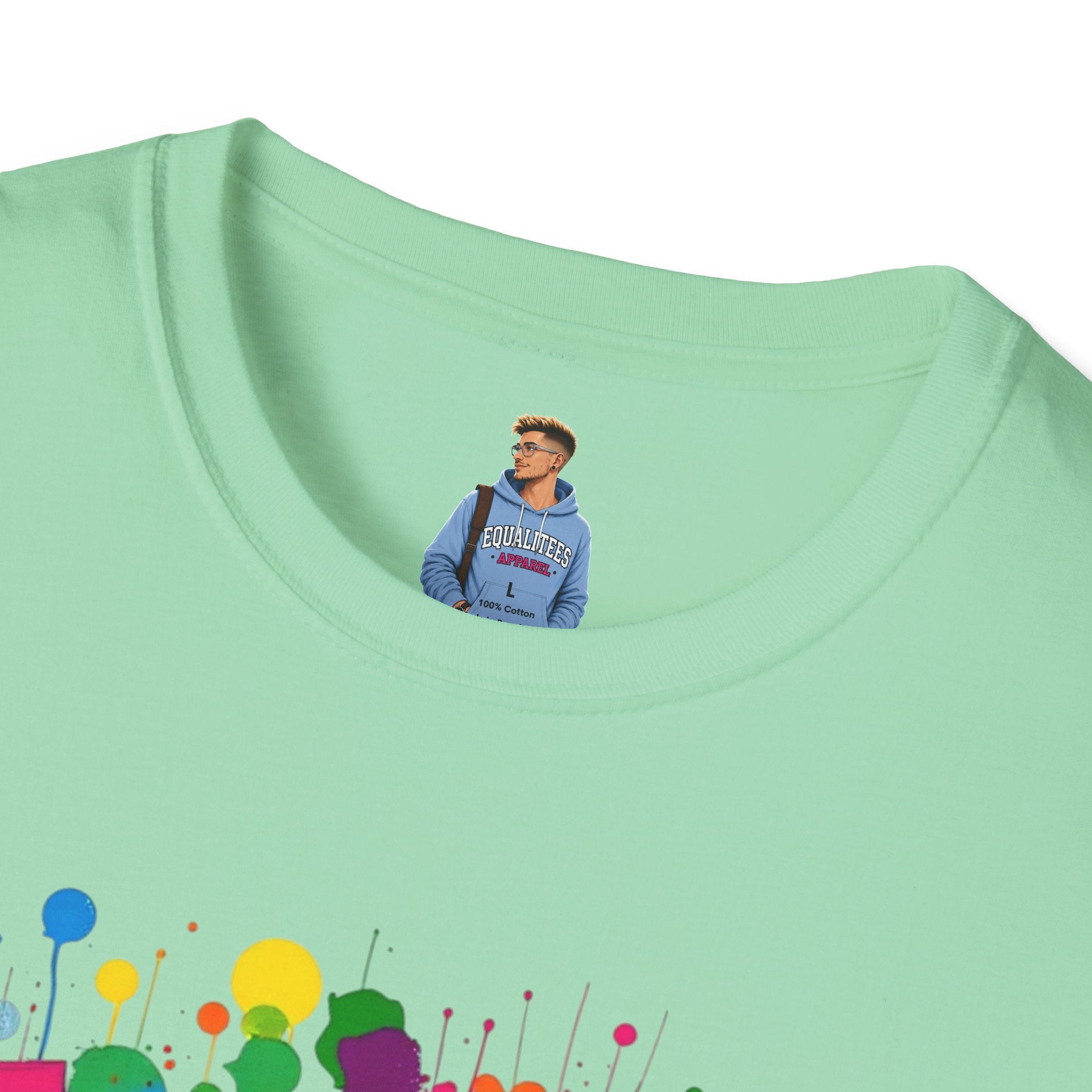 Juntos nos levantamos Camiseta unisex de estilo suave