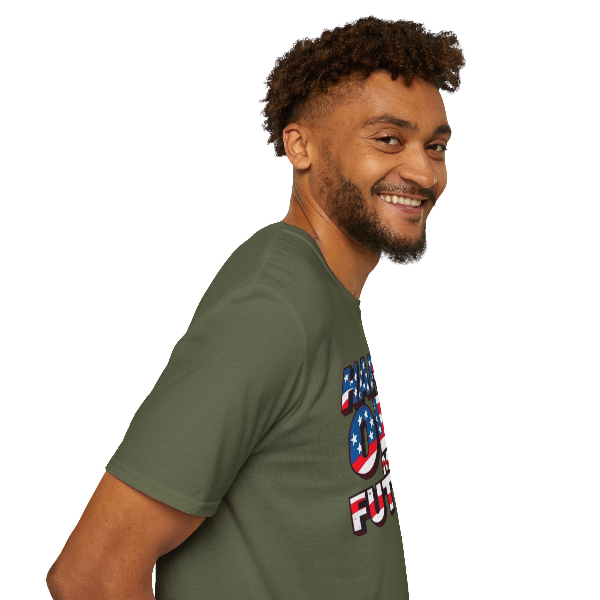 Hands Off My Future Political Statement Tee