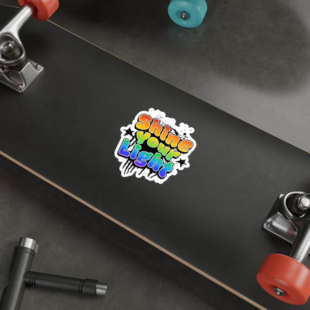 Die-Cut Stickers - Shine Your Light - EqualiTees.Me