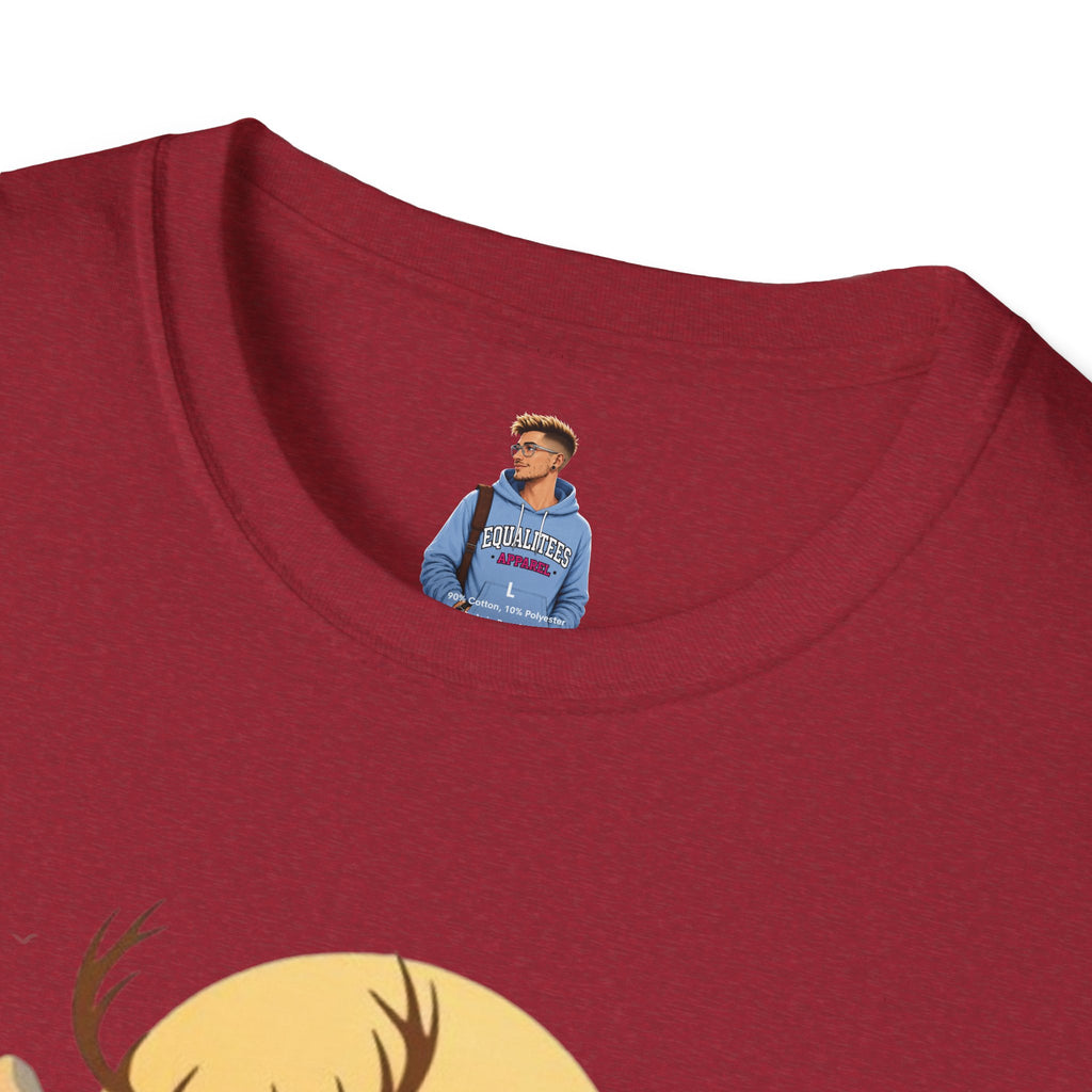 Mountain Sunset Deer Unisex Softstyle T-Shirt