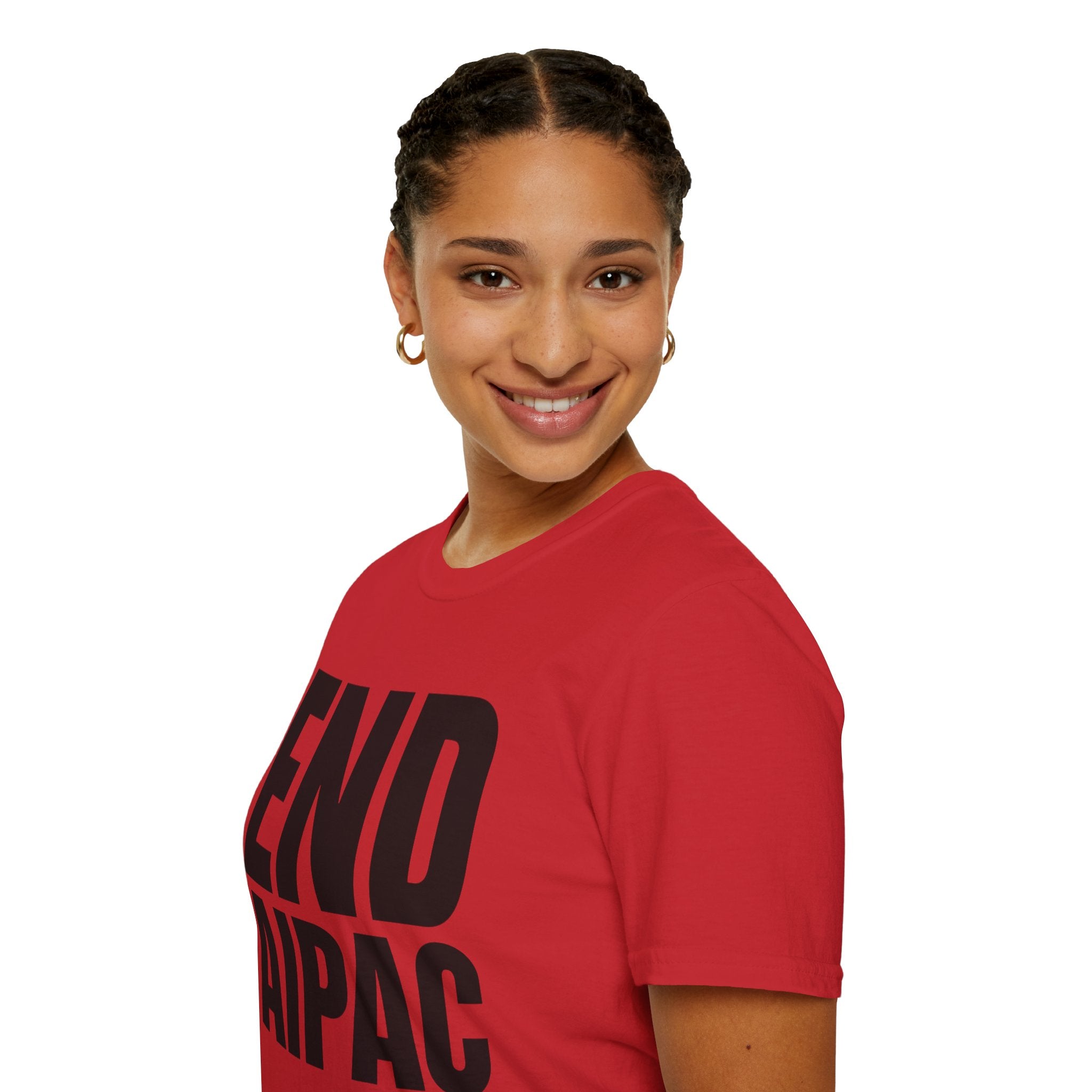 END AIPAC Bold Protest T-Shirt