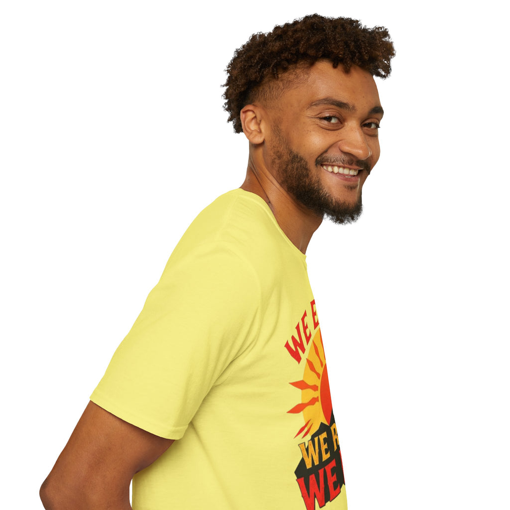 Unisex Softstyle T-Shirt, We Exist We Resist We Rise
