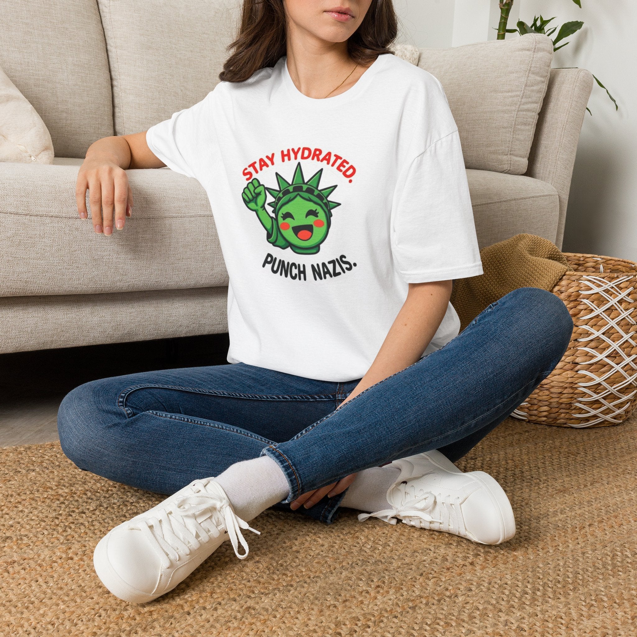 Stay Hydrated, Punch Nazis T-Shirt