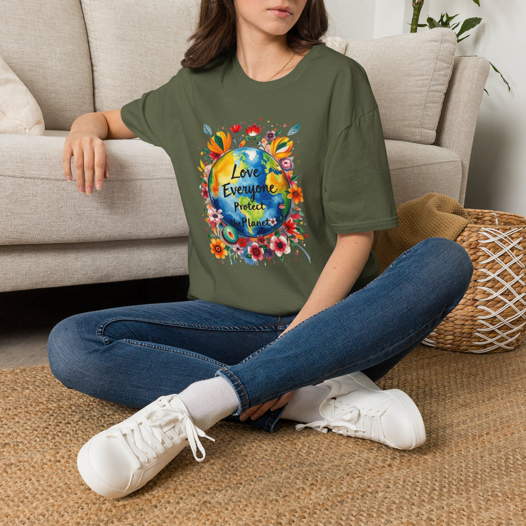 Love Everyone Protect The Planet T-Shirt