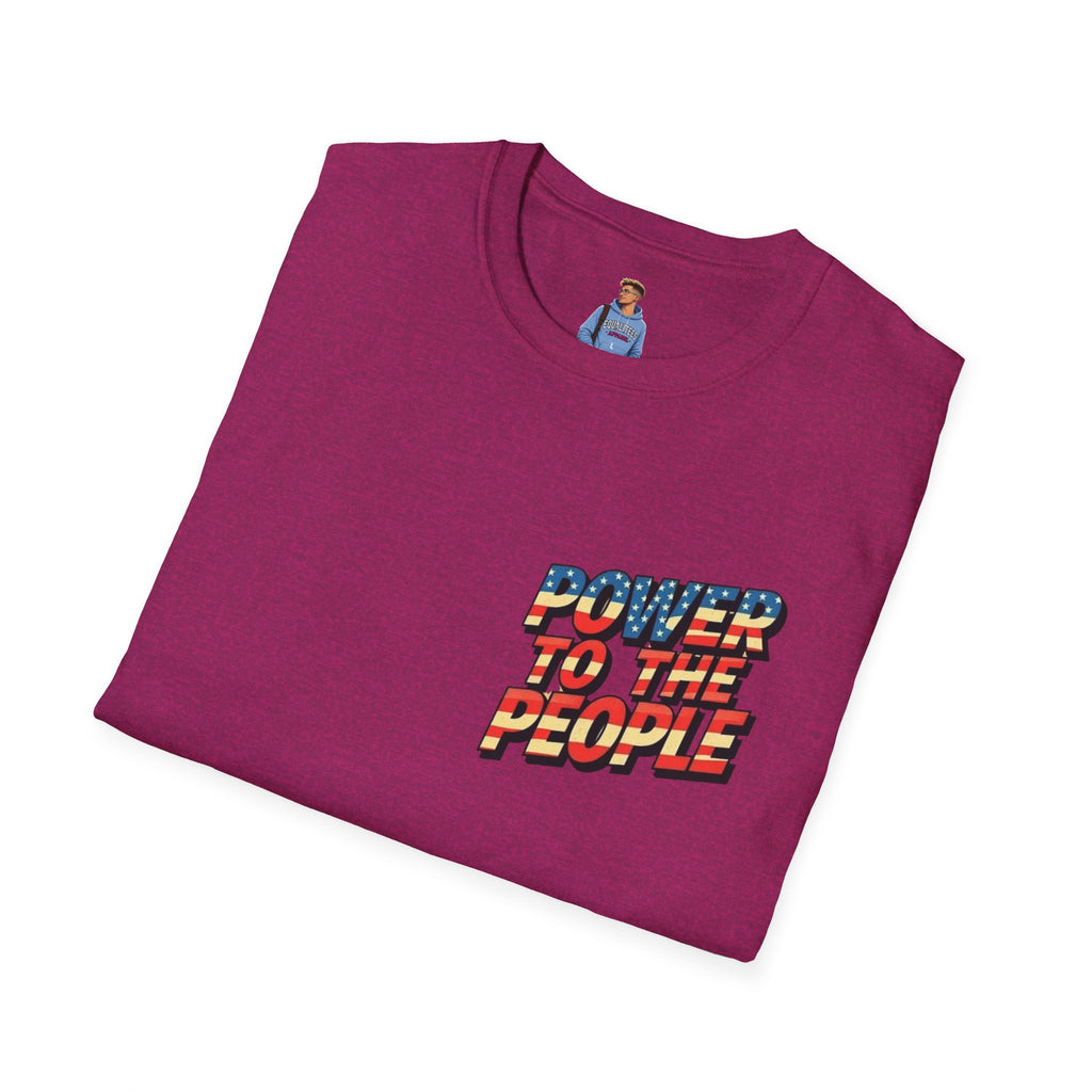 Camiseta unisex de estilo suave Power to the People, camiseta clásica de protesta