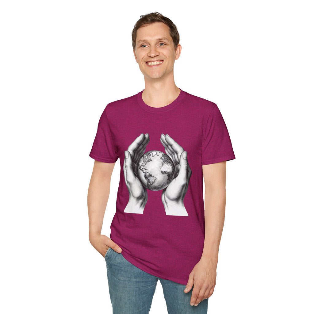 Earth in Your Hands T-Shirt — Protect the Planet Graphic Tee