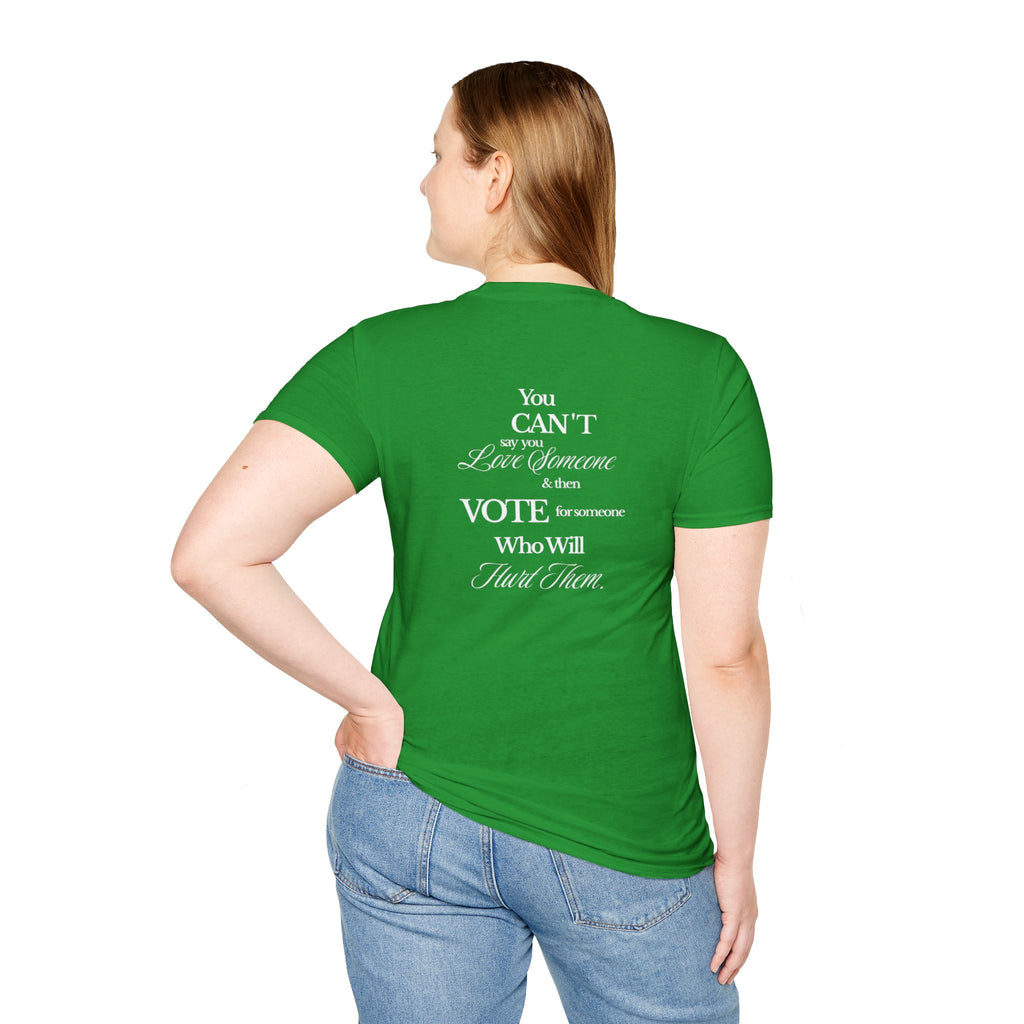 Vote with Your Heart Unisex Softstyle T-Shirt
