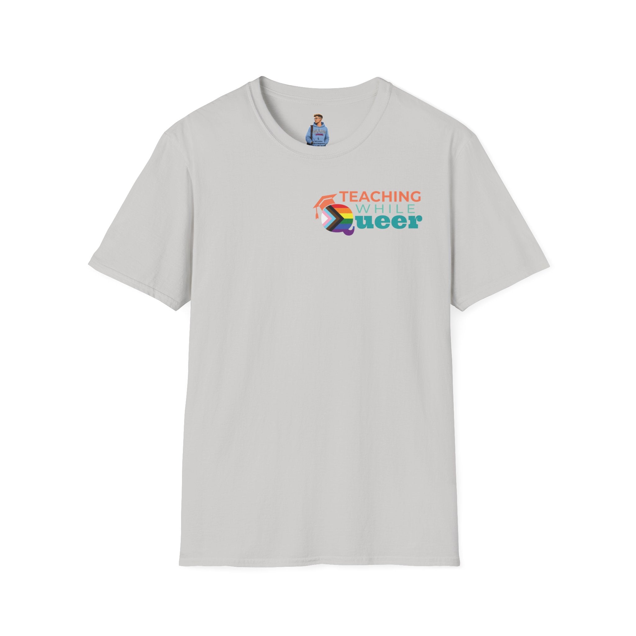TWQ - Teaching While Queer Unisex Softstyle Logo T-shirt