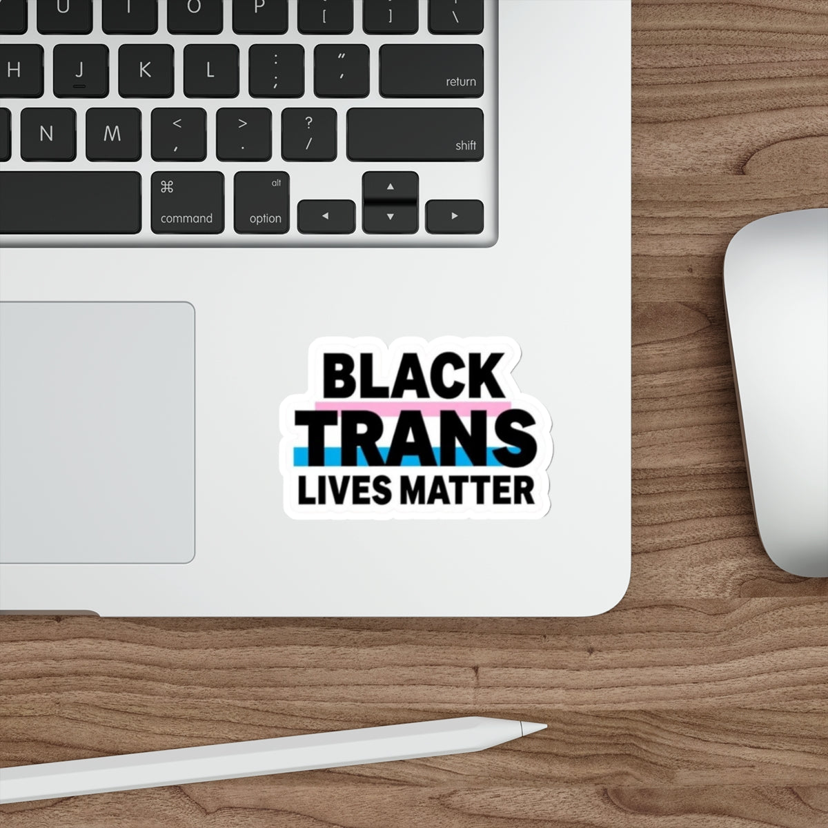 BLACK TRANS LIVES MATTER Sticker - EqualiTees.Me