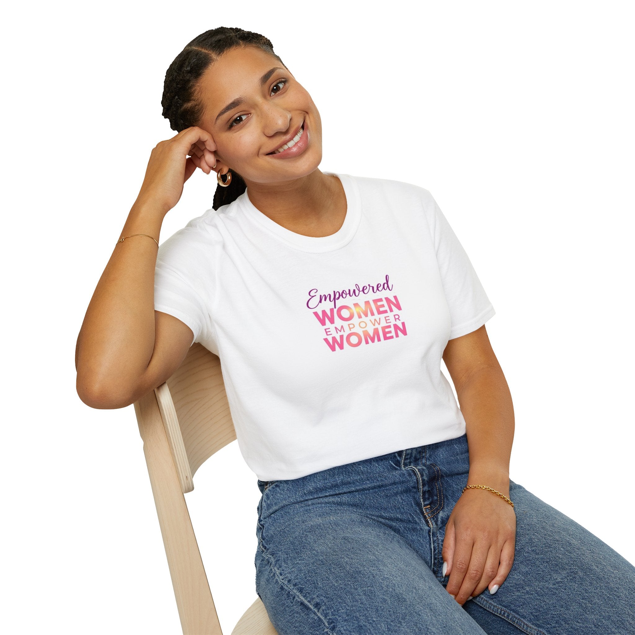 Empowered Women T-Shirt | Unisex Softstyle Tee for Women’s Empowerment