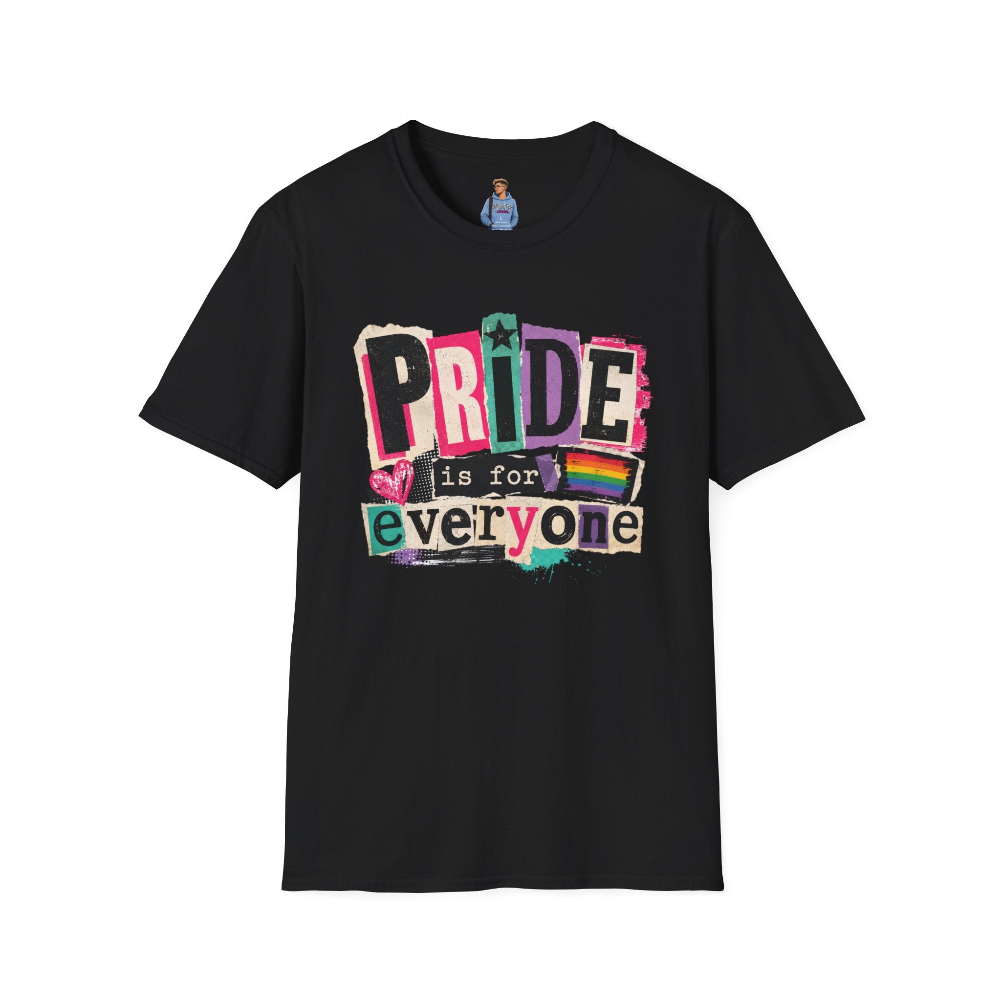Pride Is for Everyone T-Shirt — Colorful LGBTQ+ Ally Tee