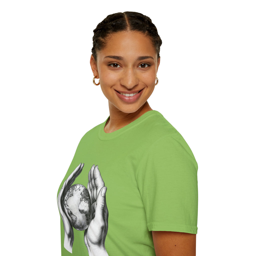 Earth in Your Hands T-Shirt — Protect the Planet Graphic Tee