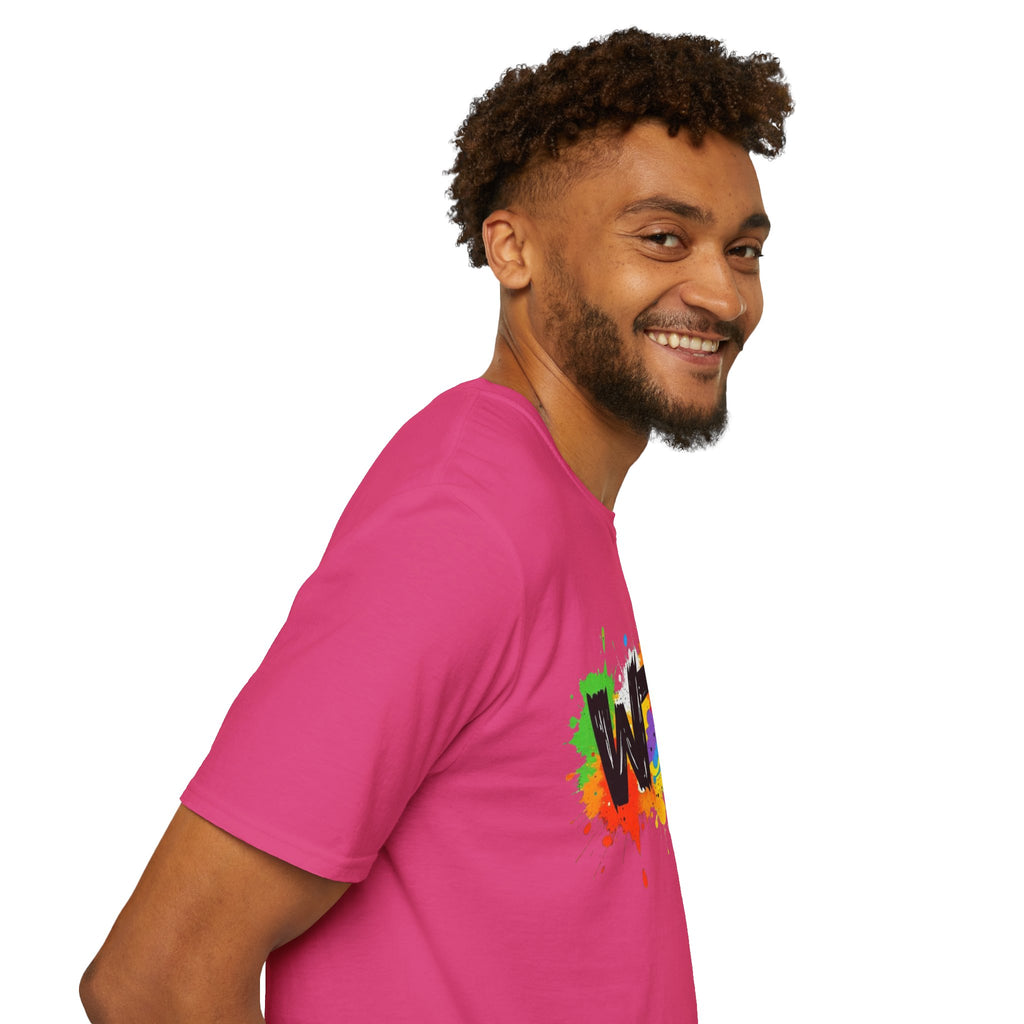 Bold Rainbow WTF Color Splash T-Shirt