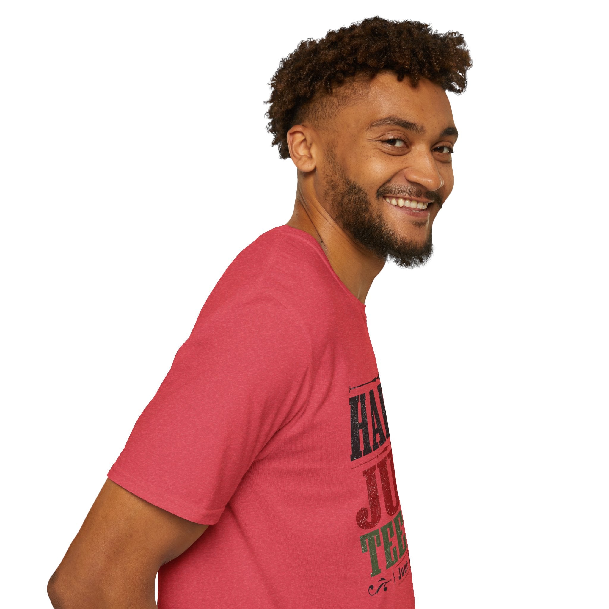 Juneteenth T-Shirt — "Happy Juneteenth" Celebration Tee