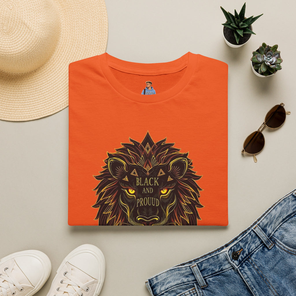 Black & Proud Lion Softstyle T-Shirt - Unisex Graphic Tee