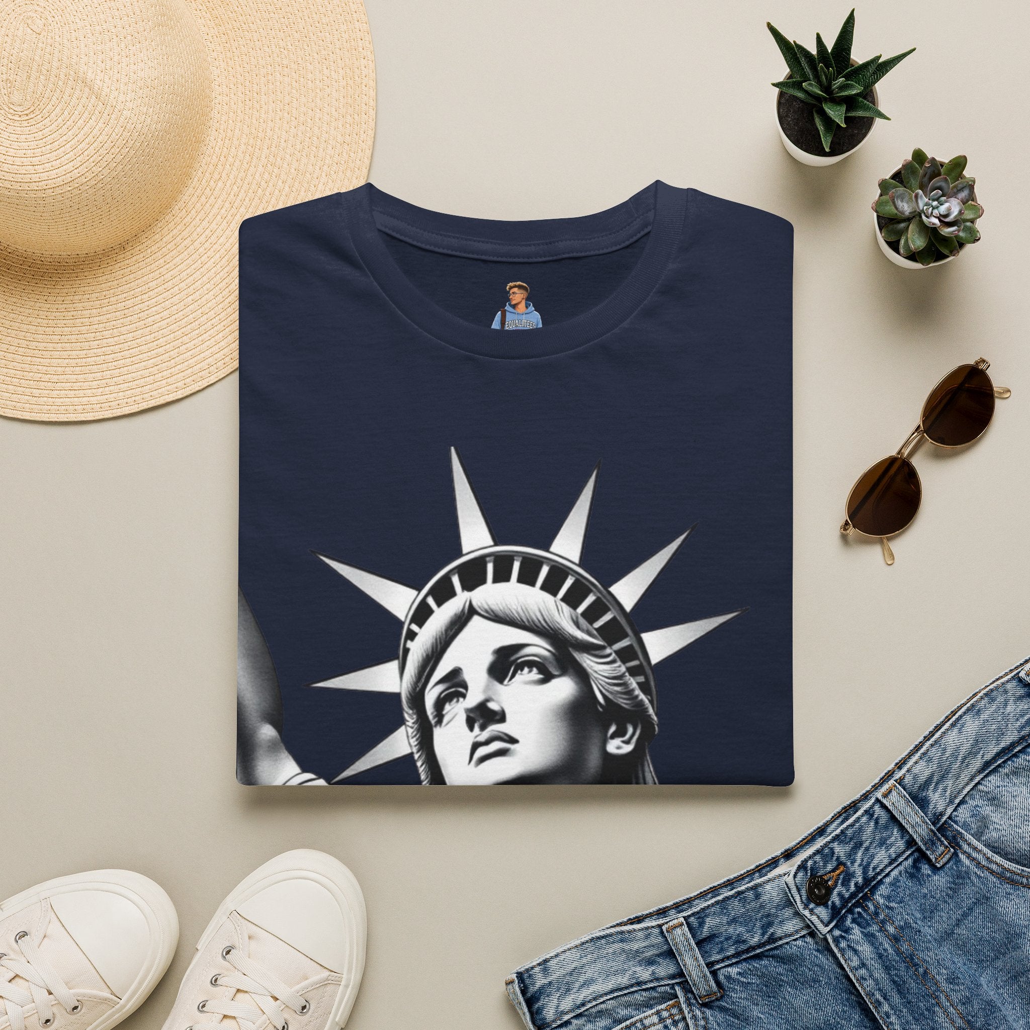 Statue of Liberty Unisex Softstyle T-Shirt