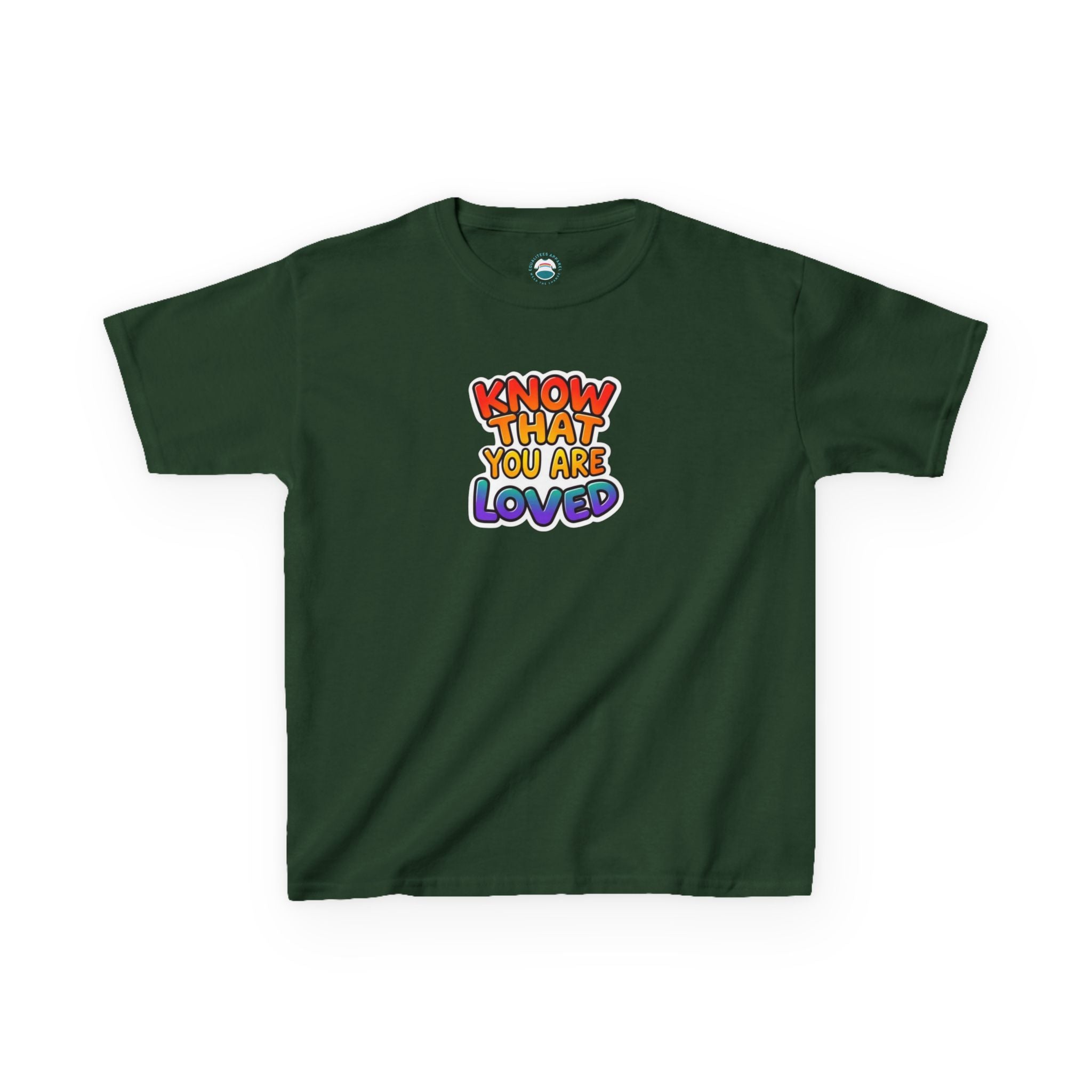 Know That You Are Loved Heavy Cotton™ Tee - Peace Tee for Children - EqualiTees.Me