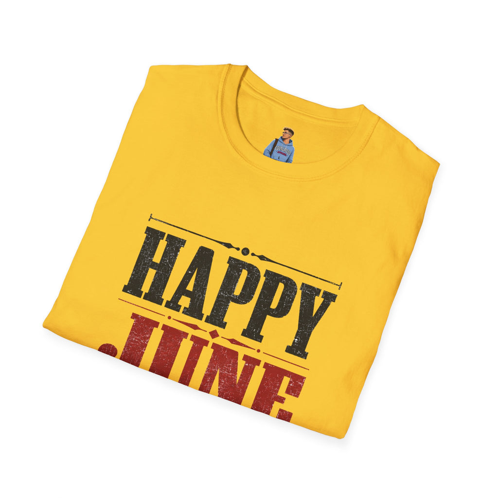 Juneteenth T-Shirt — "Happy Juneteenth" Celebration Tee