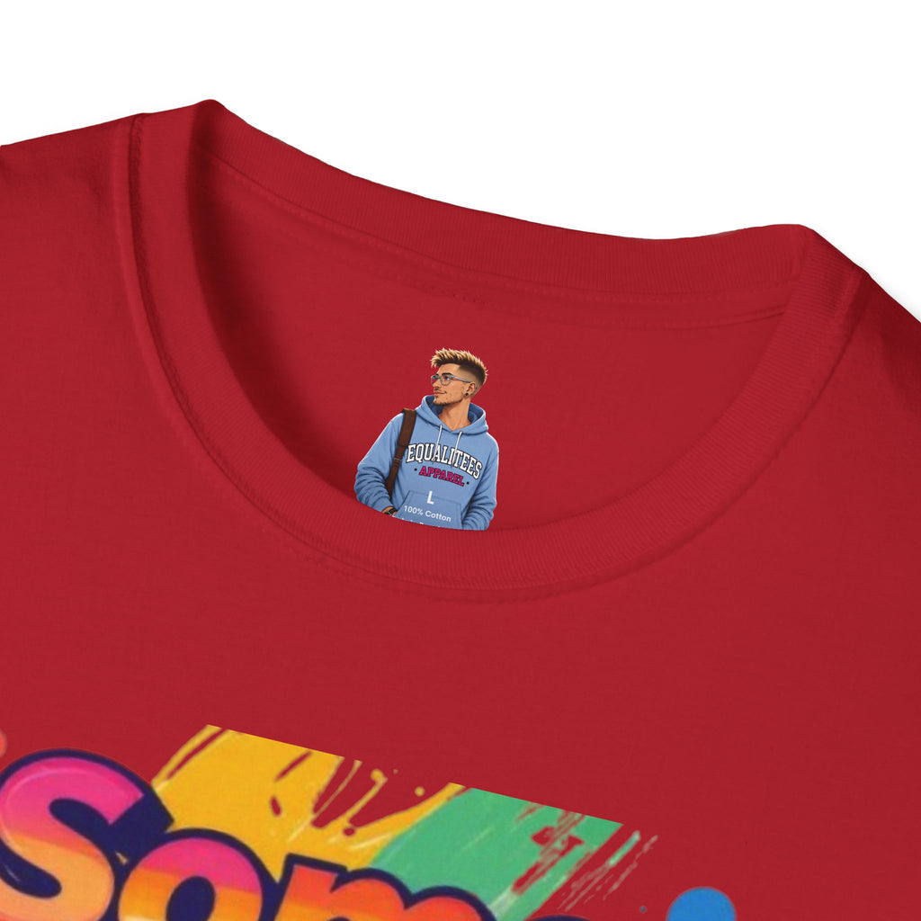 Some People Are Queer T-Shirt Rainbow Graphic