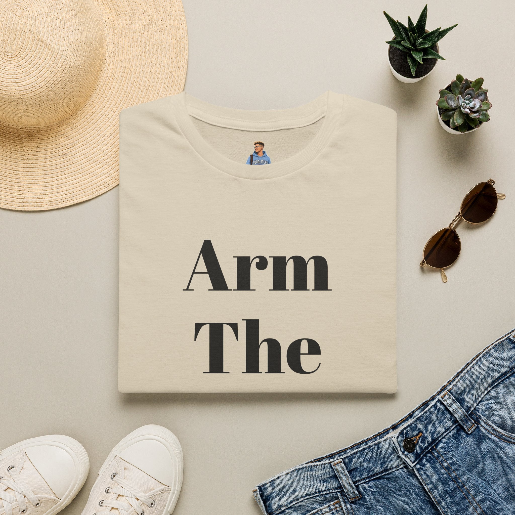 Arm The Dolls — Minimalist Statement T-Shirt
