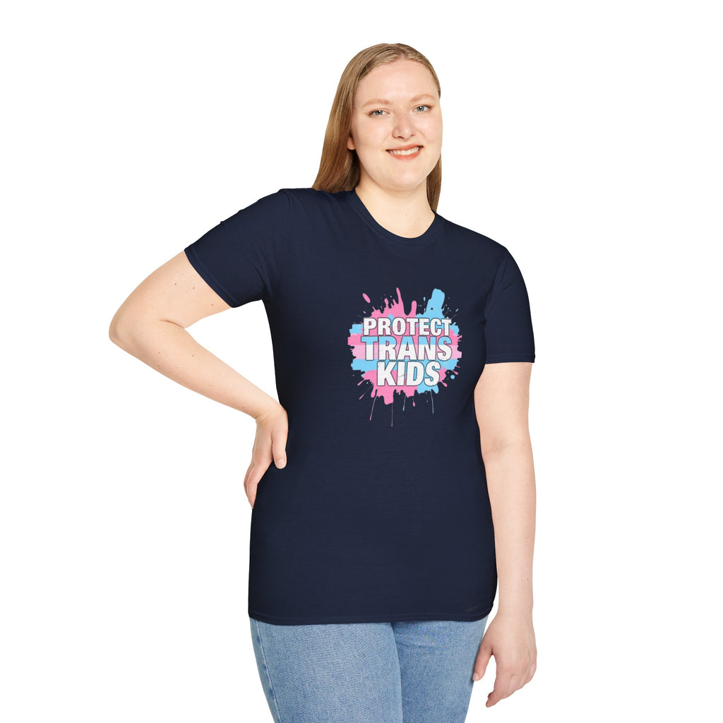 Camiseta unisex infantil "Protect Trans" - Ropa de apoyo LGBTQ+