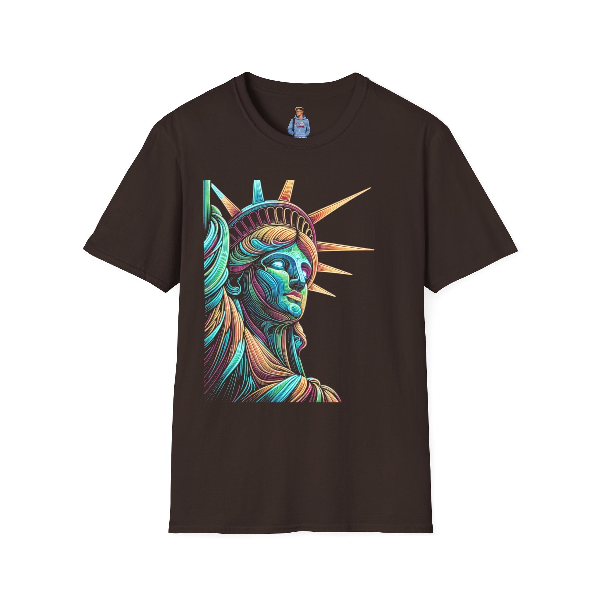 Lady Liberty - Softstyle Unisex T-Shirt