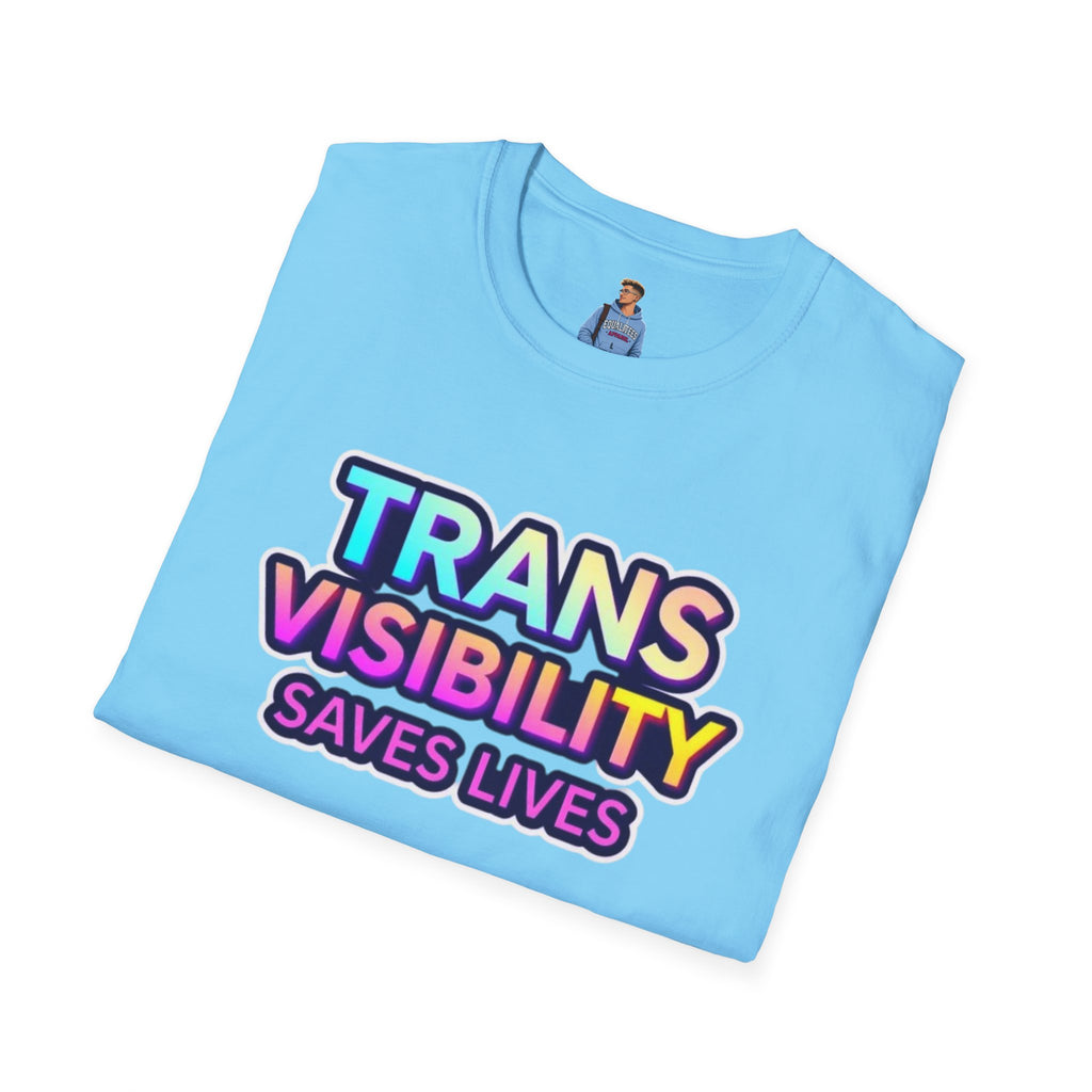 Trans Visibility Saves Lives Statement T-shirt