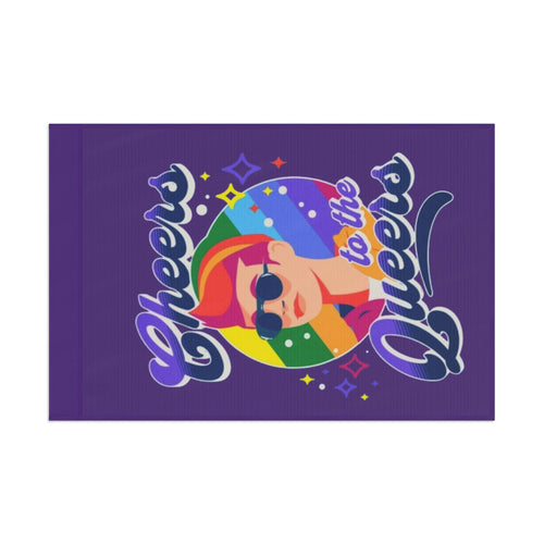 Cheers to the Queers Pride Flag - EqualiTees.Me