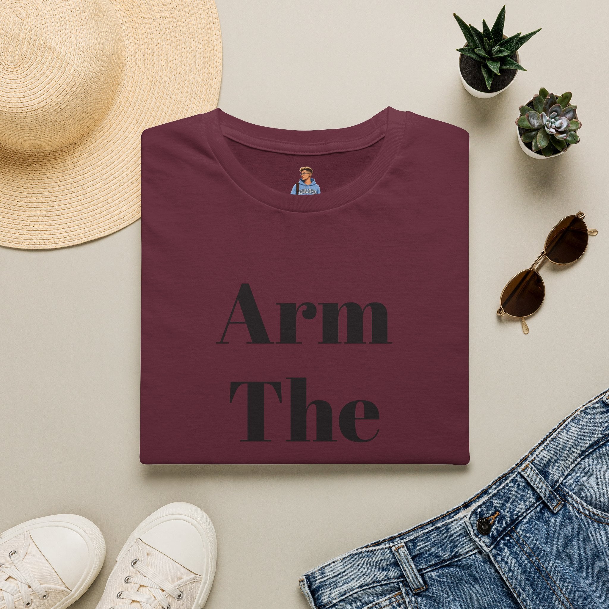Arm The Dolls — Minimalist Statement T-Shirt